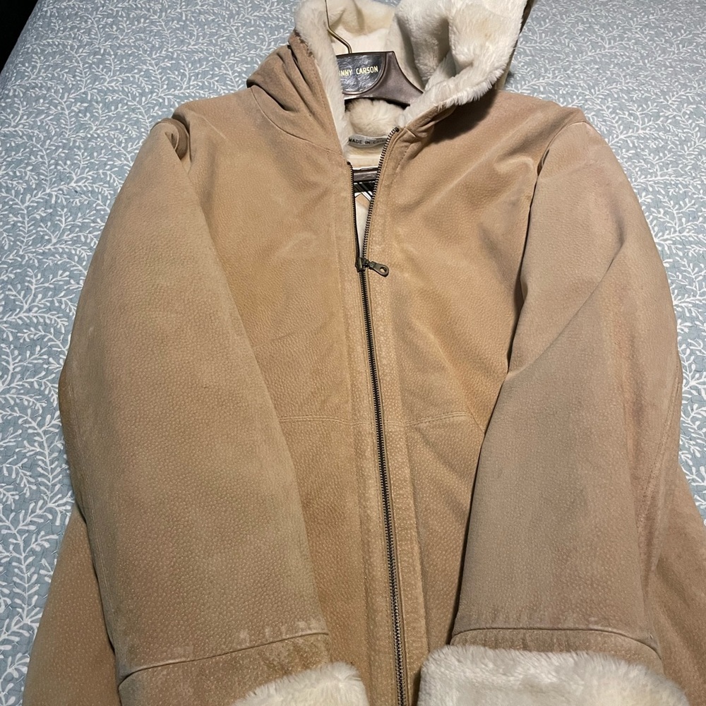 Genuine leather coat